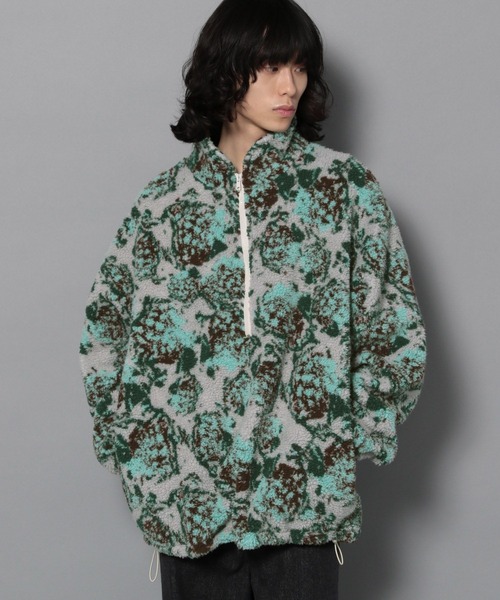 Anui（アニュイ）の「【UNISEX】ボアハーフZIPプルオーバー（その他アウター・レディース・チャコールグレー/オフホワイト/グレー系その他・SMALL/MEDIUM）」の12枚目の写真