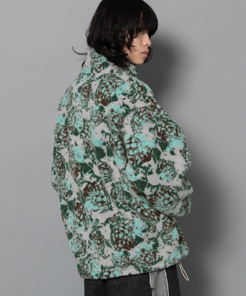 Anui（アニュイ）の「【UNISEX】ボアハーフZIPプルオーバー（その他アウター・レディース・チャコールグレー/オフホワイト/グレー系その他・SMALL/MEDIUM）」の14枚目の写真