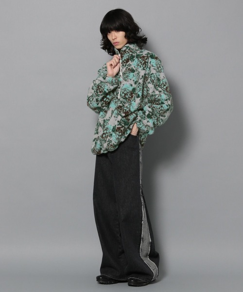 Anui（アニュイ）の「【UNISEX】ボアハーフZIPプルオーバー（その他アウター・レディース・チャコールグレー/オフホワイト/グレー系その他・SMALL/MEDIUM）」の15枚目の写真