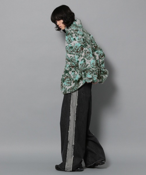 Anui（アニュイ）の「【UNISEX】ボアハーフZIPプルオーバー（その他アウター・レディース・チャコールグレー/オフホワイト/グレー系その他・SMALL/MEDIUM）」の16枚目の写真