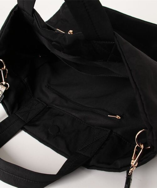 INTERPLANET（インタープラネット）の「ベルト付ナイロントートバッグ（トートバッグ・レディース・カーキ/ブラック・フリー）」の14枚目の写真