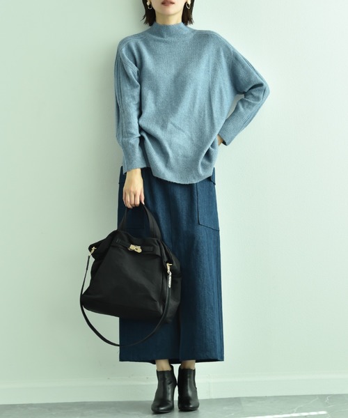 INTERPLANET（インタープラネット）の「ベルト付ナイロントートバッグ（トートバッグ・レディース・カーキ/ブラック・フリー）」の5枚目の写真