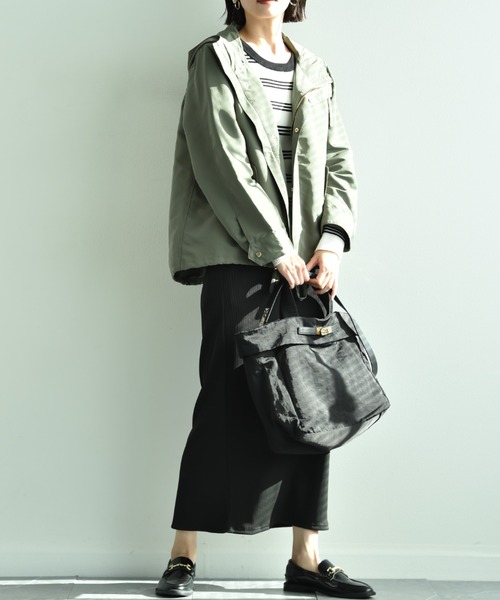 INTERPLANET（インタープラネット）の「ベルト付ナイロントートバッグ（トートバッグ・レディース・カーキ/ブラック・フリー）」の18枚目の写真