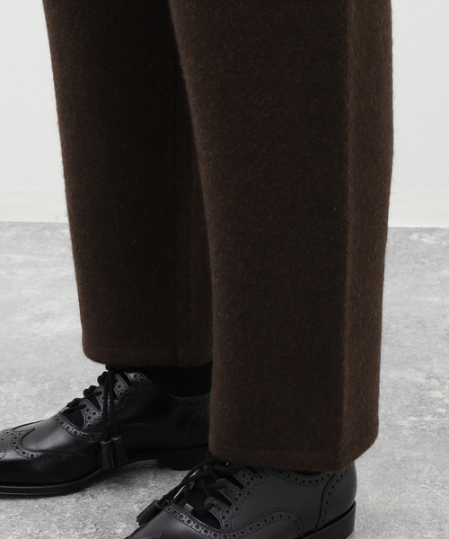 walenode新品イノセントヤクニットパンツMOCHAサイズ1 walenode (ウェルノード) Innocent YAK Circuler knitting pants