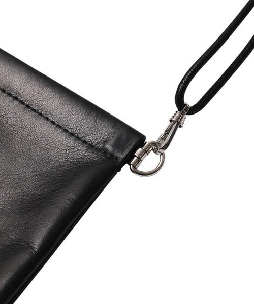 beautiful people(ビューティフルピープル)の「color leather document case(ショルダーバッグ・レディース・グレイッシュベージュ/グレー/ブラック/アイボリー/ピンク/グリーン・FREE)」の7枚目の写真