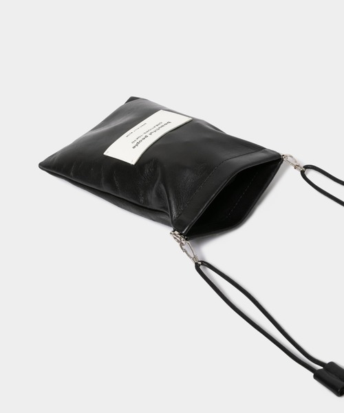 beautiful people(ビューティフルピープル)の「color leather document case(ショルダーバッグ・レディース・グレイッシュベージュ/グレー/ブラック/アイボリー/ピンク/グリーン・FREE)」の14枚目の写真