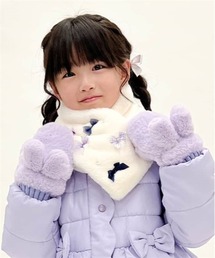 axes femme kids（アクシーズファムキッズ）の「うさぎモチーフファーミトン（手袋・キッズ）」