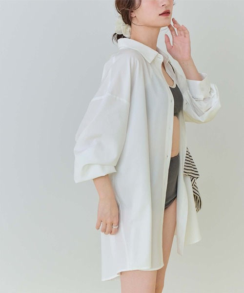 ビッグシルエットシャツ/ラッシュガード