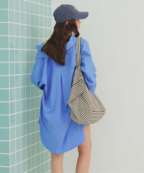 ビッグシルエットシャツ/ラッシュガード