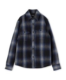 オンブレーチェックCPOシャツ