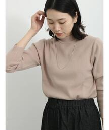Samansa Mos2 blue（サマンサモスモスブルー）の「【Hug knit】リブニットプルオーバー（ニット/セーター）」