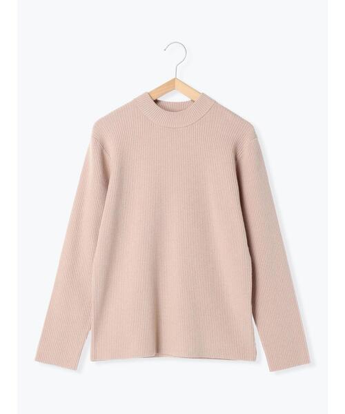 Samansa Mos2 blue（サマンサモスモスブルー）の「【Hug knit】リブニットプルオーバー（ニット/セーター・レディース・イエロー/トップグレー/グリーン/ベージュ/ブラック・F）」の7枚目の写真