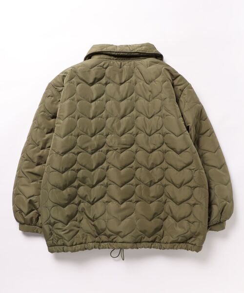 PASSIONE ボリュームスリーブジップアップブルゾン　キルティング PASSIONE ボリュームスリーブジップアップブルゾン キルティング