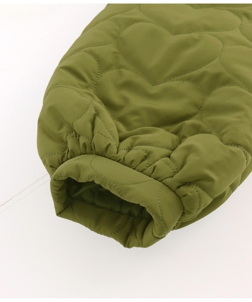 anap mimpi（アナップミンピ）の「ハート キルティング ボリュームスリーブ オーバーサイズ ジャケット（ブルゾン・レディース・ブラック/カーキ・FREE）」の21枚目の写真