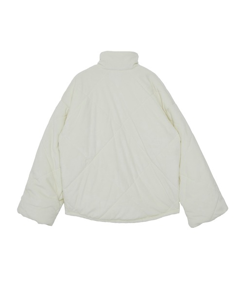 ANDGEEBEE(アンジービー)の「キルティングエコダウンジャケット(ダウンジャケット/コート・レディース・アイボリー/ネイビー/グレー・FREE)」の10枚目の写真