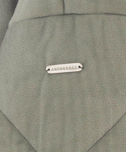 ANDGEEBEE(アンジービー)の「キルティングエコダウンジャケット(ダウンジャケット/コート・レディース・アイボリー/ネイビー/グレー・FREE)」の22枚目の写真