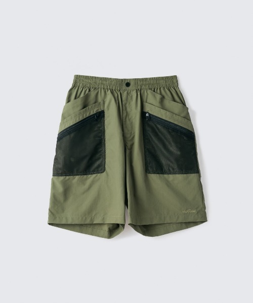 WILD THINGS（ワイルドシングス）の「WILDTHINGS/ワイルドシングス　SUPPLEX GATHERING SHORTS（その他パンツ・メンズ・ベージュ/ブルー/オリーブ/ブラック・L/M/XL/S）」の3枚目の写真
