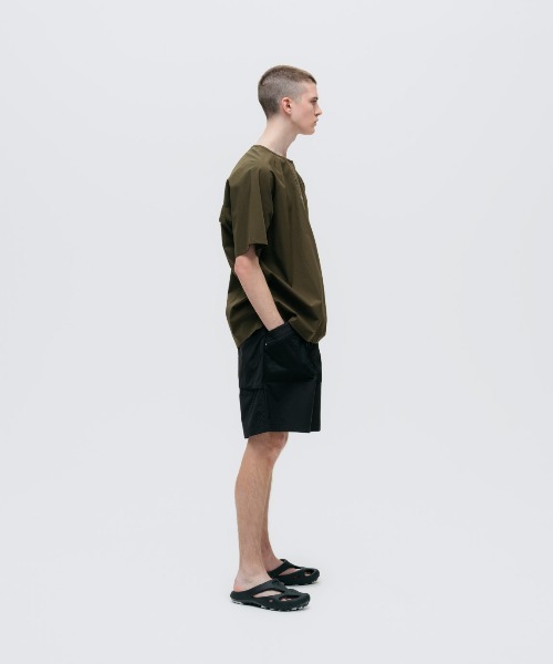 WILD THINGS（ワイルドシングス）の「WILDTHINGS/ワイルドシングス　SUPPLEX GATHERING SHORTS（その他パンツ・メンズ・ベージュ/ブルー/オリーブ/ブラック・L/M/XL/S）」の5枚目の写真