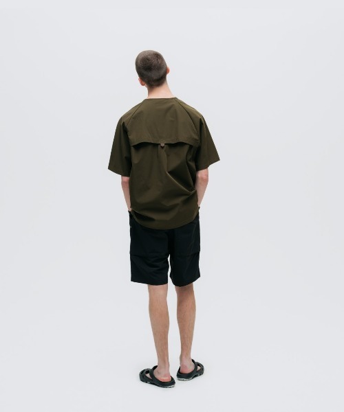 WILD THINGS（ワイルドシングス）の「WILDTHINGS/ワイルドシングス　SUPPLEX GATHERING SHORTS（その他パンツ・メンズ・ベージュ/ブルー/オリーブ/ブラック・L/M/XL/S）」の6枚目の写真