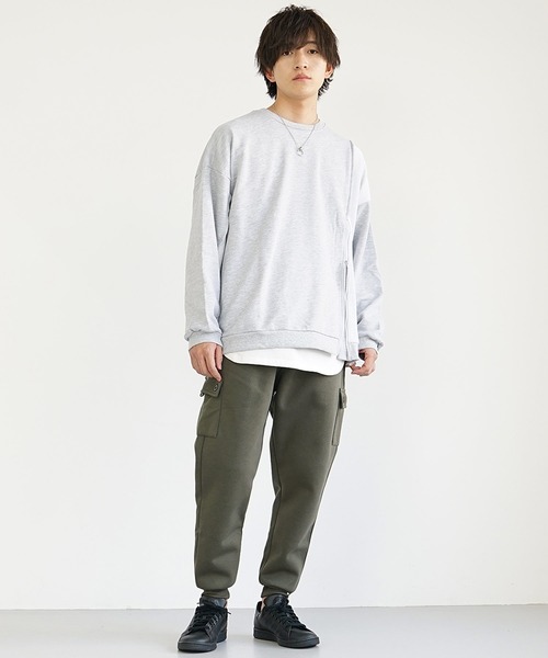 MinoriTY】選べる裏起毛ボンディングジョガーパンツ 裏フリースパンツ