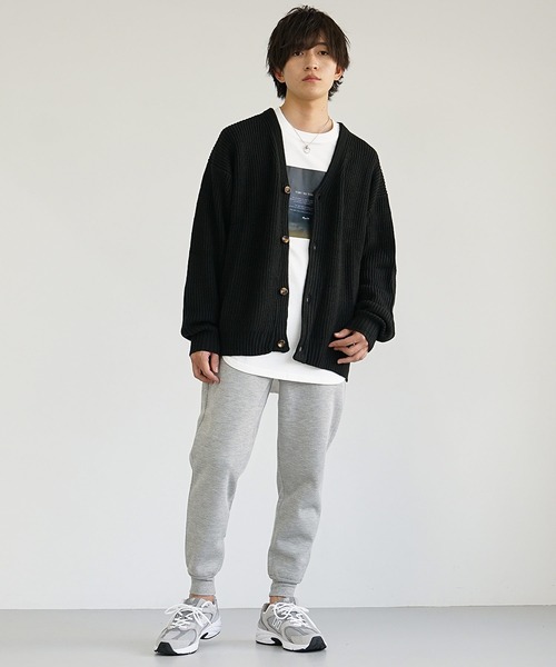 MinoriTY】選べる裏起毛ボンディングジョガーパンツ 裏フリースパンツ