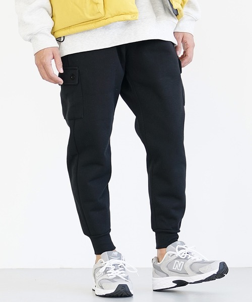 MinoriTY】選べる裏起毛ボンディングジョガーパンツ 裏フリースパンツ