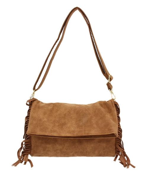 Natural Couture ナチュラルクチュール の Natural Couture Nice Claup フリンジショルダーバッグ ショルダーバッグ Wear