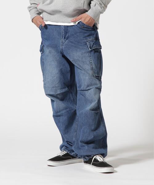 AVIREX(アヴィレックス)の「《WEB&DEPOT限定》M-65 FATIGUE DENIM PANTS / M-65 ファティーグ デニム パンツ / AVIREX / アヴィレックス(カーゴパンツ・メンズ・ブラック/その他6・XL/2XL/L/M/S/XS)」の2枚目の写真