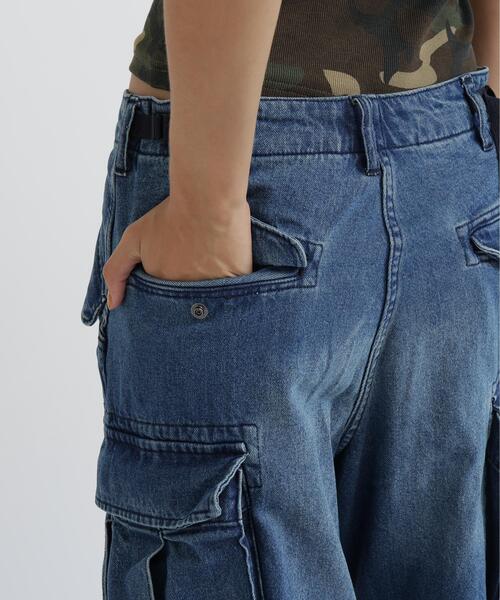 AVIREX(アヴィレックス)の「《価格改定商品》M-65 FATIGUE DENIM PANTS / M-65 ファティーグ デニム パンツ / AVIREX / アヴィレックス(カーゴパンツ・メンズ・ブラック/その他6・XL/2XL/L/M/S/XS)」の9枚目の写真