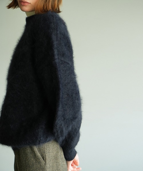 新品！clane BULKY SLEEVE ANGORA KNIT TOPS CLANE/クラネ】BULKY SLEEVE ANGORA KNIT TOPS/バルキースリーブ