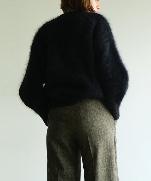 クラネ正規品❗️新品⭐️BULKY SLEEVE ANGORA KNIT TOPS CLANE/クラネ】BULKY SLEEVE ANGORA KNIT TOPS/バルキースリーブ