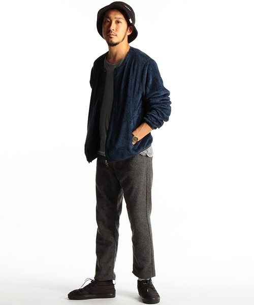 B:MING by BEAMS(ビーミングバイビームス)の「ビーミング by ビームス / フリースノーカラーブルゾン(カーディガン/ボレロ・メンズ・ブラック/オリーブ/ネイビー・SMALL/X-LARGE/MEDIUM/LARGE)」の13枚目の写真