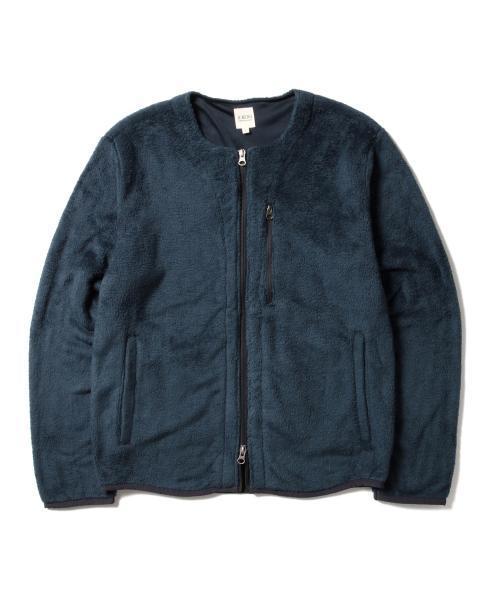 B:MING by BEAMS(ビーミングバイビームス)の「ビーミング by ビームス / フリースノーカラーブルゾン(カーディガン/ボレロ・メンズ・ブラック/オリーブ/ネイビー・SMALL/X-LARGE/MEDIUM/LARGE)」の6枚目の写真