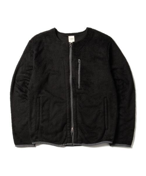 B:MING by BEAMS(ビーミングバイビームス)の「ビーミング by ビームス / フリースノーカラーブルゾン(カーディガン/ボレロ・メンズ・ブラック/オリーブ/ネイビー・SMALL/X-LARGE/MEDIUM/LARGE)」の8枚目の写真