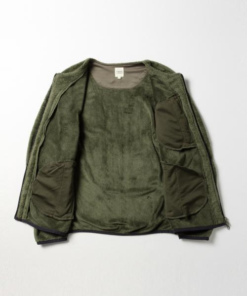 B:MING by BEAMS(ビーミングバイビームス)の「ビーミング by ビームス / フリースノーカラーブルゾン(カーディガン/ボレロ・メンズ・ブラック/オリーブ/ネイビー・SMALL/X-LARGE/MEDIUM/LARGE)」の17枚目の写真