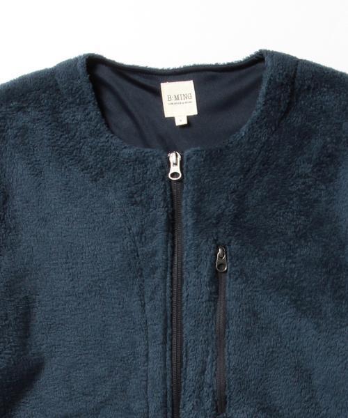 B:MING by BEAMS(ビーミングバイビームス)の「ビーミング by ビームス / フリースノーカラーブルゾン(カーディガン/ボレロ・メンズ・ブラック/オリーブ/ネイビー・SMALL/X-LARGE/MEDIUM/LARGE)」の19枚目の写真