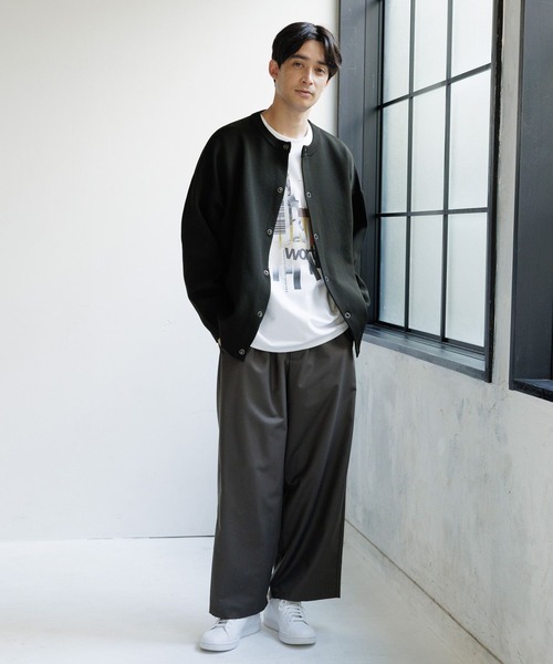 LAKOLE（ラコレ）の「コラージュグラフィック長袖Ｔ / 991912（Tシャツ/カットソー・メンズ・ブルー/ホワイト/チャコールグレー/ピンク・MEDIUM/X-LARGE/LARGE）」の5枚目の写真