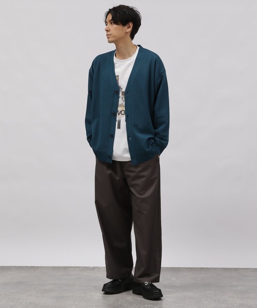 LAKOLE（ラコレ）の「コラージュグラフィック長袖Ｔ / 991912（Tシャツ/カットソー・メンズ・ブルー/ホワイト/チャコールグレー/ピンク・MEDIUM/X-LARGE/LARGE）」の8枚目の写真