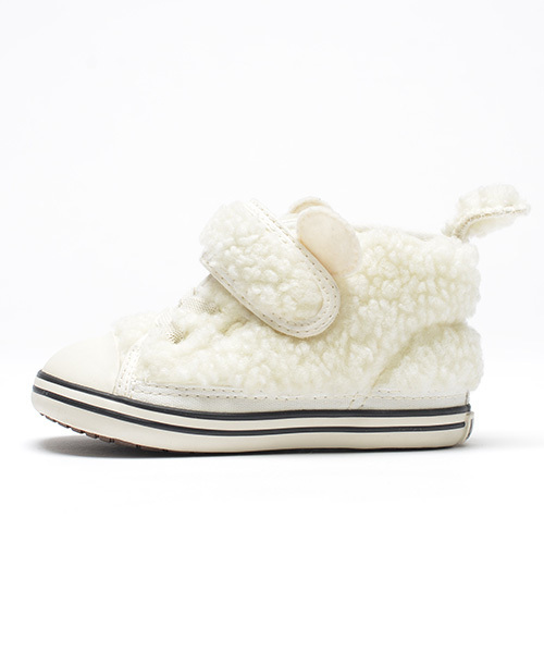 CONVERSE（コンバース）の「CONVERSE / Baby “ALL STAR” KUMA V-1 (12～15cm) （スニーカー・キッズ・オフホワイト/ブラウン・12cm/13cm/14.5㎝/13.5㎝/12.5cm/14cm/15cm）」の8枚目の写真
