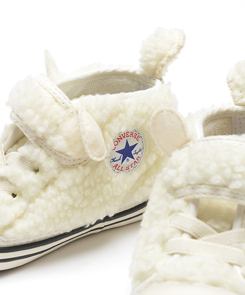 CONVERSE（コンバース）の「CONVERSE / Baby “ALL STAR” KUMA V-1 (12～15cm) （スニーカー・キッズ・オフホワイト/ブラウン・12cm/13cm/14.5㎝/13.5㎝/12.5cm/14cm/15cm）」の14枚目の写真