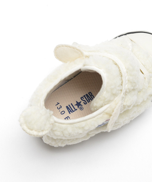 CONVERSE（コンバース）の「CONVERSE / Baby “ALL STAR” KUMA V-1 (12～15cm) （スニーカー・キッズ・オフホワイト/ブラウン・12cm/13cm/14.5㎝/13.5㎝/12.5cm/14cm/15cm）」の17枚目の写真