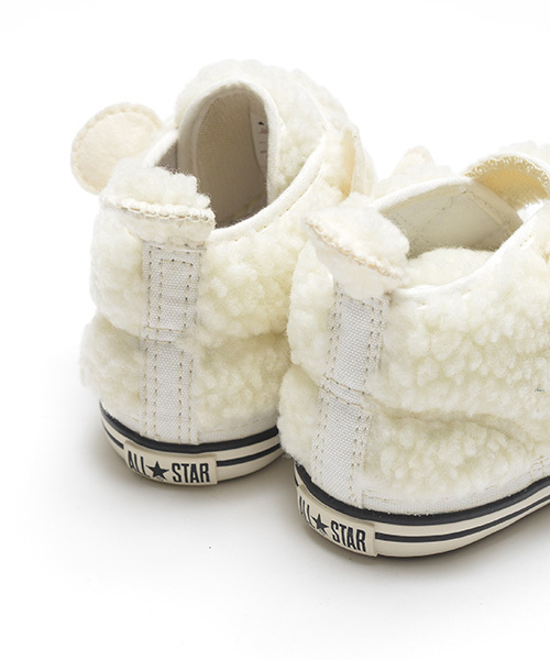 CONVERSE（コンバース）の「CONVERSE / Baby “ALL STAR” KUMA V-1 (12～15cm) （スニーカー・キッズ・オフホワイト/ブラウン・12cm/13cm/14.5㎝/13.5㎝/12.5cm/14cm/15cm）」の18枚目の写真