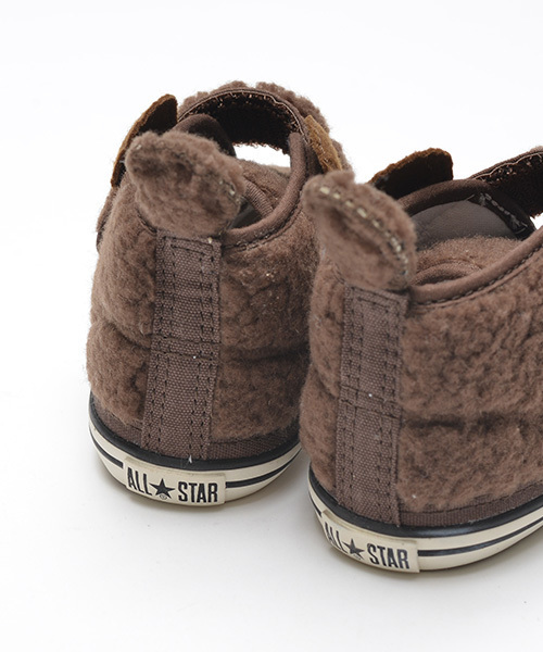 CONVERSE（コンバース）の「CONVERSE / Baby “ALL STAR” KUMA V-1 (12～15cm) （スニーカー・キッズ・オフホワイト/ブラウン・12cm/13cm/14.5㎝/13.5㎝/12.5cm/14cm/15cm）」の13枚目の写真