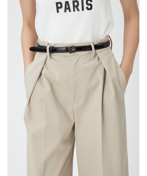 FRAY I.D（フレイアイディー）の「【pierre cardin】ナローバックルベルト（ベルト・レディース・ブラック/ベージュ/ブラウン・FREE）」の13枚目の写真