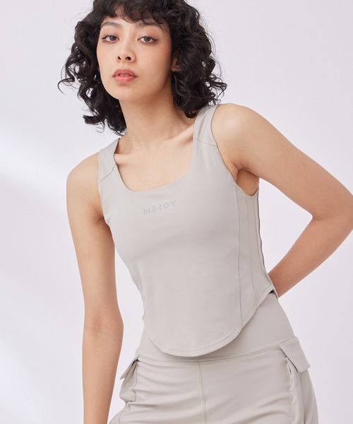 NERGY（ナージー）の「【UV＆水陸両用】CREORA ブラタンクトップス（タンクトップ・レディース・ブラック/ブルー/グレー系その他・S/M）」の3枚目の写真