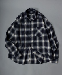 SITRY | Ombre Check Shirt/オーバーサイズ オンブレチェックシャツ(シャツ/ブラウス)