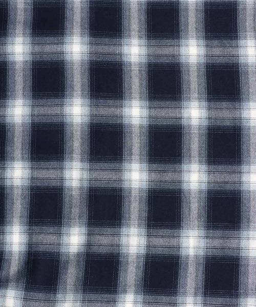SITRY(シトリー)の「Ombre Check Shirt/オーバーサイズ オンブレチェックシャツ(シャツ/ブラウス・メンズ・ホワイト×ブラック/ブラウン/ブラック×ホワイト/ネイビー/ブルー・M/L)」の17枚目の写真