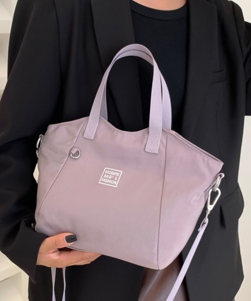 Miniministore(ミニミニストア)の「ハンドバッグ 2way 肩掛けカバン(ハンドバッグ・レディース・ネイビー/ベージュ/ラベンダー/ピンク/ブラック・FREE)」の5枚目の写真