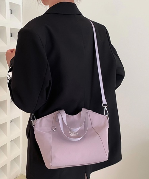 Miniministore(ミニミニストア)の「ハンドバッグ 2way 肩掛けカバン(ハンドバッグ・レディース・ネイビー/ベージュ/ラベンダー/ピンク/ブラック・FREE)」の7枚目の写真