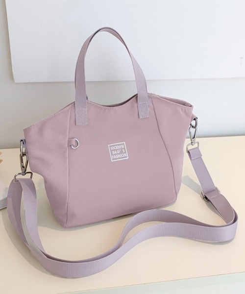 Miniministore(ミニミニストア)の「ハンドバッグ 2way 肩掛けカバン(ハンドバッグ・レディース・ネイビー/ベージュ/ラベンダー/ピンク/ブラック・FREE)」の6枚目の写真